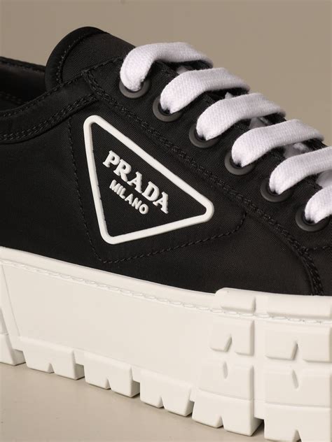 prada sneaker schwarz|Prada sneakers on sale women's.